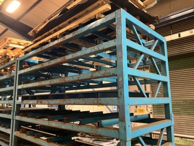 APPROX. 3400mm x 1500mm x 1500mm HEAVY DUTY METAL STORAGE RACK
