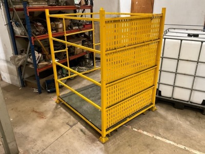 APPROX. 1130mm x 1330mm SAFETY CAGE/MAN BASKET TO SUIT FORKLIFT