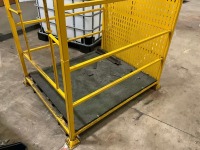 APPROX. 1130mm x 1330mm SAFETY CAGE/MAN BASKET TO SUIT FORKLIFT - 3