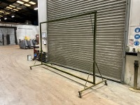 APPROX. 3750mm x 1390mm x 2450mm SINGLE MOBILE DRYING RACK