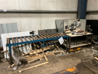 SIP 12" 240v SLIDING ARM MITRE COMPOUND SAW & ROLLER TABLE