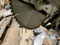 SIP 12" 240v SLIDING ARM MITRE COMPOUND SAW & ROLLER TABLE - 8