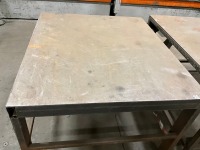 APPROX. 1260mm x 1430mm x 900mm METAL WORKBENCH - 4