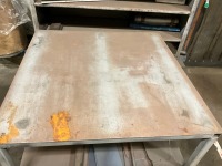 APPROX. 1240mm x 1250mm x 780mm METAL WORKBENCH - 3