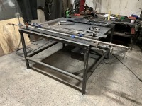 APPROX. 1520mm x 1520mm x 950mm METAL WORKBENCH
