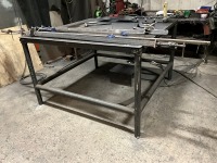 APPROX. 1520mm x 1520mm x 950mm METAL WORKBENCH - 2