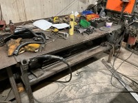 APPROX. 1800mm x 920mm x 800mm METAL WORKBENCH