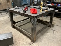 APPROX. 1500mm x 1500mm x 950mm METAL WORKBENCH - 2