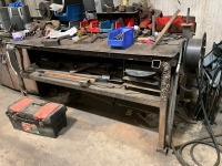 APPROX. 1800mm x 900mm x 860mm METAL WORKBENCH - 2