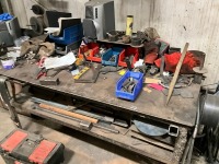 APPROX. 1800mm x 900mm x 860mm METAL WORKBENCH - 3