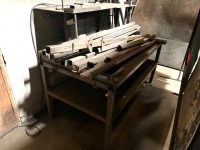 APPROX. 1650mm x 870mm x 880mm METAL WORKBENCH - 2