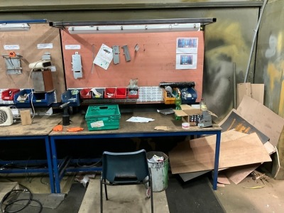 APPROX. 2000mm x 890mm x 2100mm WORK STATION