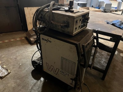 EWM W401 WEGA 3 PHASE MIG WELDER & POWER FEED