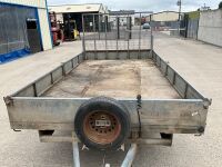 APPROX. 12ft X 6ft7" TWIN AXLE PLANT TRAILER - 2