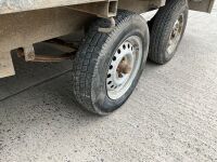 APPROX. 12ft X 6ft7" TWIN AXLE PLANT TRAILER - 5