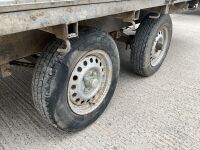 APPROX. 12ft X 6ft7" TWIN AXLE PLANT TRAILER - 10