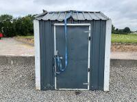 APPROX. 7ft X 7ft X 8ft STEEL FRAME GARDEN SHED - 3
