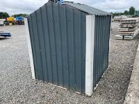 APPROX. 7ft X 7ft X 8ft STEEL FRAME GARDEN SHED - 4