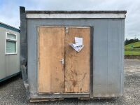 APPROX. 10ft X 12ft STEEL CLAD SINGLE ROOM CABIN   - 2
