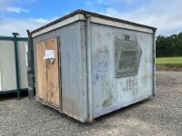 APPROX. 10ft X 12ft STEEL CLAD SINGLE ROOM CABIN   - 3