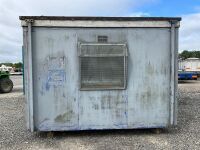APPROX. 10ft X 12ft STEEL CLAD SINGLE ROOM CABIN   - 4