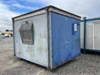 APPROX. 10ft X 12ft STEEL CLAD SINGLE ROOM CABIN   - 5