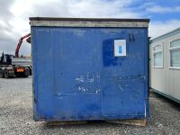APPROX. 10ft X 12ft STEEL CLAD SINGLE ROOM CABIN   - 6