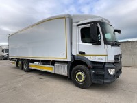 MERCEDES BENZ ANTOS 26 TON 6x2 AUTOMATIC FRIDGE LORRY ON AIR