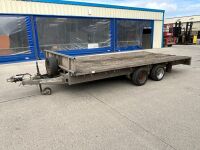 IFOR WILLIAMS LM167G 16ft x 7ft 3500KGS TWIN AXLE FLATBED TRAILER - 5
