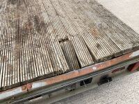 IFOR WILLIAMS LM167G 16ft x 7ft 3500KGS TWIN AXLE FLATBED TRAILER - 12