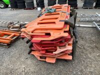 LOT TO INC.  APPROX. 15No PLASTIC ROAD WORK BARRIERS - 2