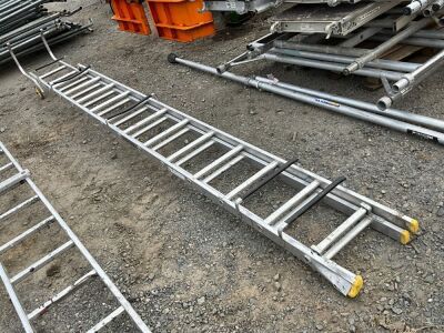 13 TREAD ALUMINIUM DOUBLE ROOF LADDER