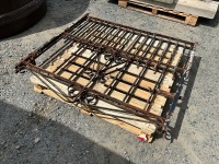 2No. APPROX 4.6ft METAL GATES - 2