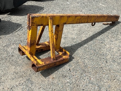 APPROX. 8ft FORKLIFT EXTENSION JIB 