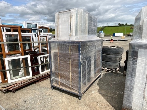 METAL STILLAGE TO INC. ASSORTED DOOR PANELS