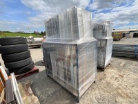 METAL STILLAGE TO INC. ASSORTED DOOR PANELS - 2