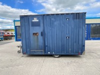 APPROX 12ft x 7ft BOSS CABINS SINGLE AXLE ANTI VANDAL WELFARE UNIT - 18