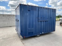 APPROX 12ft x 7ft BOSS CABINS SINGLE AXLE ANTI VANDAL WELFARE UNIT - 24