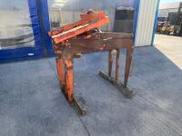 ADJUSTABLE DOUBLE LIFT BLOCK GRAB & FORKLIFT ATTACHMENT