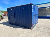 APPROX 12ft x 7ft BOSS CABINS SINGLE AXLE ANTI VANDAL WELFARE UNIT - 6