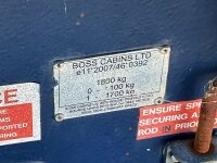 APPROX 12ft x 7ft BOSS CABINS SINGLE AXLE ANTI VANDAL WELFARE UNIT - 9