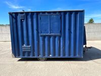 APPROX 12ft x 7ft BOSS CABINS SINGLE AXLE ANTI VANDAL WELFARE UNIT - 10