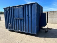 APPROX 12ft x 7ft BOSS CABINS SINGLE AXLE ANTI VANDAL WELFARE UNIT - 11