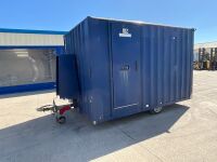 APPROX 12ft x 7ft BOSS CABINS SINGLE AXLE ANTI VANDAL WELFARE UNIT - 13