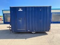 APPROX 12ft x 7ft BOSS CABINS SINGLE AXLE ANTI VANDAL WELFARE UNIT - 14