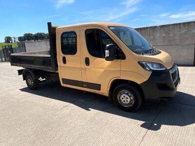 PEUGEOT BOXER 335 L3 2.2 BLUE HDI DROPSIDE CREW CAB 165PS