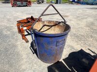 CONQUIP LARGE METAL BIN TO SUIT CRANE