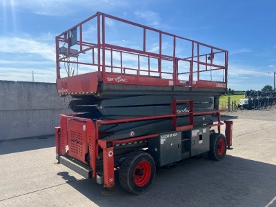 SKYJACK SJ9250 50FT DIESEL ROUGH TERRAIN SCISSOR LIFT