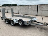 NUGENT 12ft 8" X 6ft7" 3.5 TON TWIN AXLE PLANT TRAILER