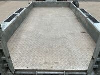 NUGENT 12ft 8" X 6ft7" 3.5 TON TWIN AXLE PLANT TRAILER - 10